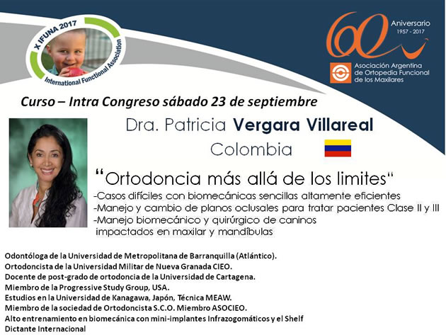 CONGRESO AAOFM 60º ANIVERSARIO - Curso Intra Congreso: Dra. Patricia Vergara Villareal - Colombia