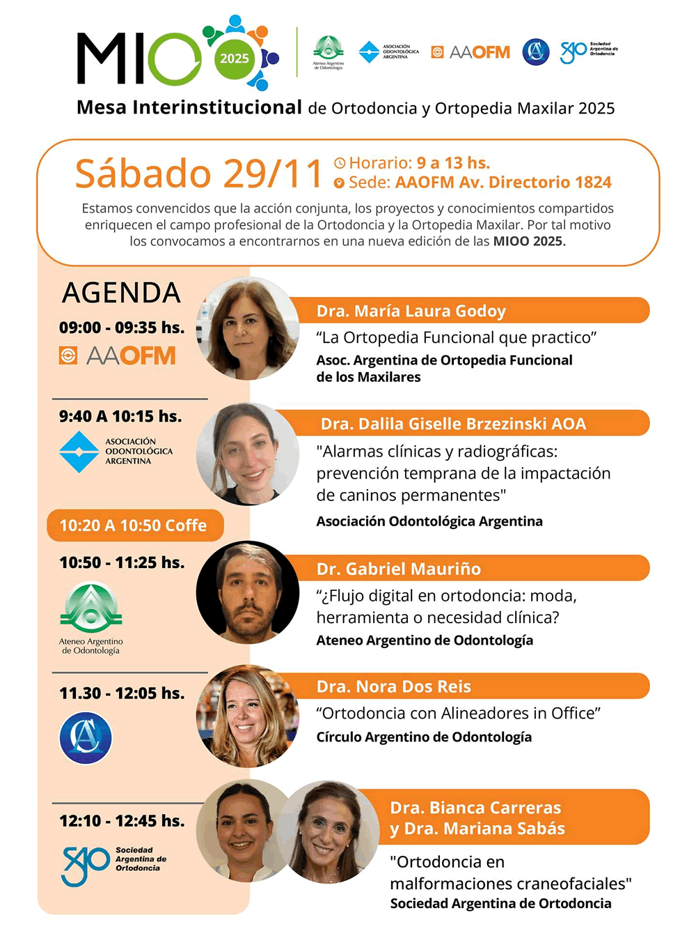 Mesa Interinstitucional de Ortodoncia y Ortopedia Maxilar 2025