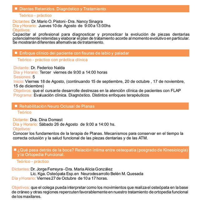 Cursos Complementarios 2017