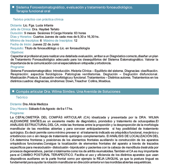Cursos Multidisciplinarios 2017