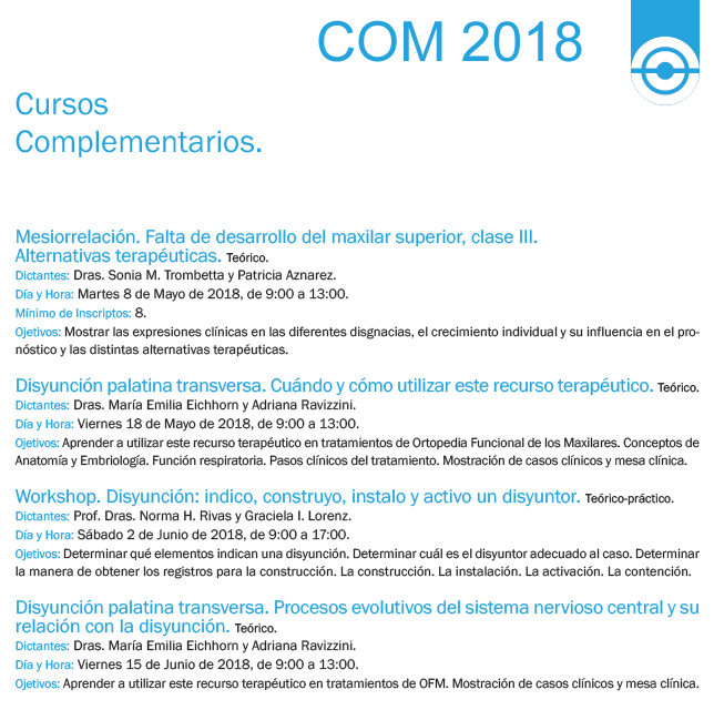 Cursos Complementarios 2018