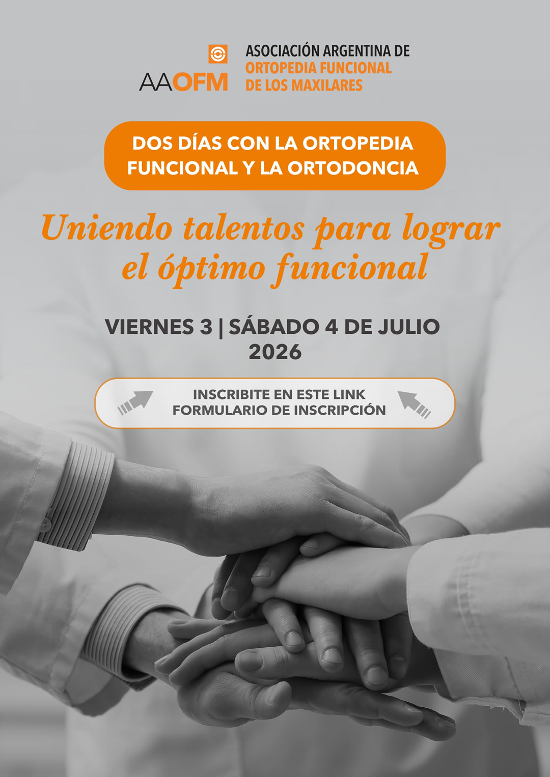 JORNADAS 2 DÍAS CON LA ORTOPEDIA FUNCIONAL Y LA ORTODONCIA 2026