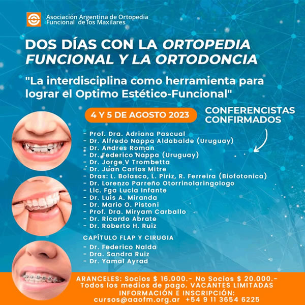 Jornadas 2 Das con La Ortopedia y La Ortodoncia 2023