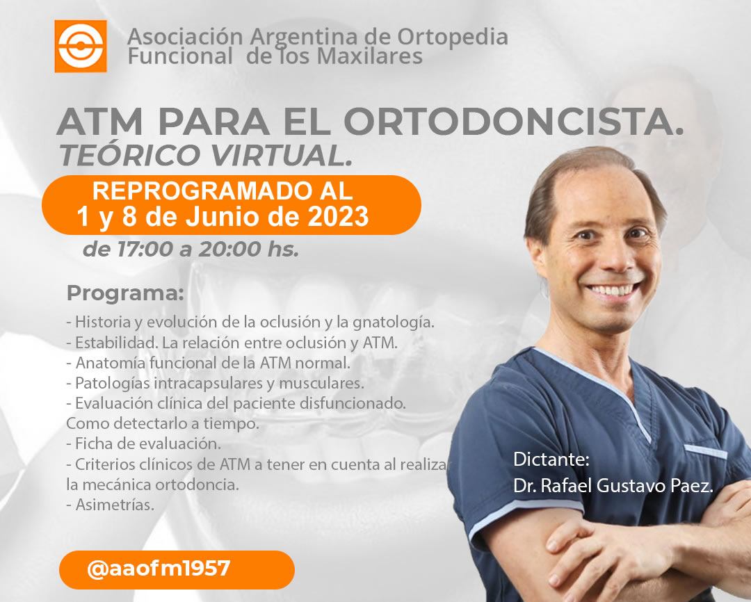Curso Multidisciplinario - ATM para el Ortodoncista - Dr. Rafael Gustavo Paez