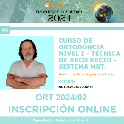 Capacitación Ortodocia Nivel I 2024/02 - Dr. Ricardo Abrate -