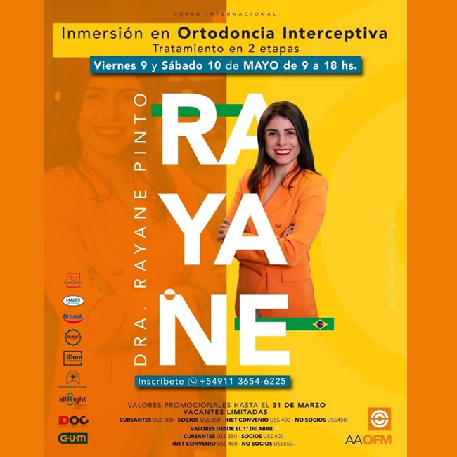 Curso Internacional - Dra. Rayane Pinto - Brasil