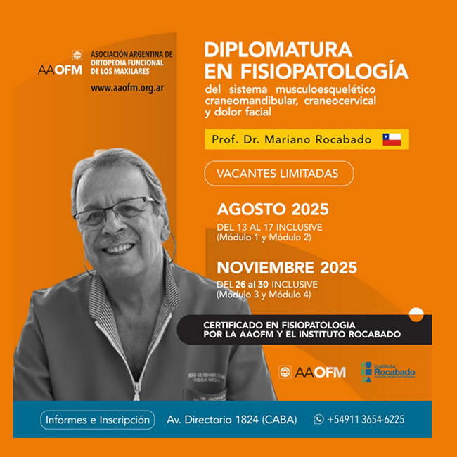 Diplomatura en Fisiopatologa - AAOFM - Instituto Rocabado 2025