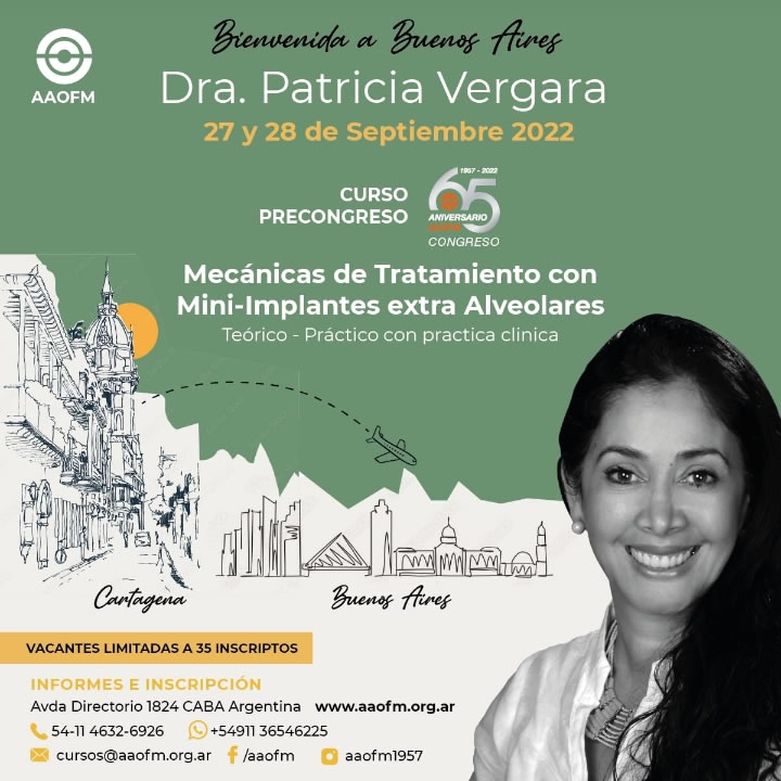 65º Congreso Aniversario de la AAOFM - Curso Precongreso - Dra. Patricia Vergara