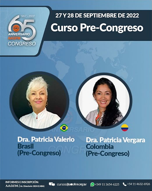 65º Congreso Aniversario de la AAOFM - XIII IFUNA - DICTANTES CONFIRMADOS
