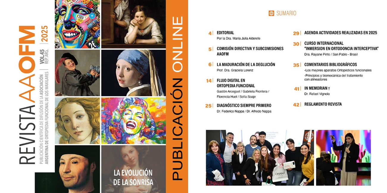 REVISTA AAOFM Vol. 45 - A�o 2025! Publicaci�n Online